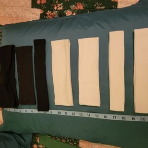 Black and White Plain Headbands